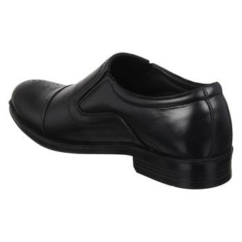 Vardhra Men's Black Genuine Leather Party Oxford Formal Shoes 2