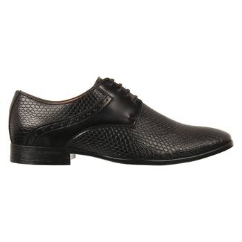 Vardhra Men's Black Synthetic Leather Party Derby Formal Shoes 3