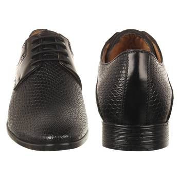 Vardhra Men's Black Synthetic Leather Party Derby Formal Shoes 5