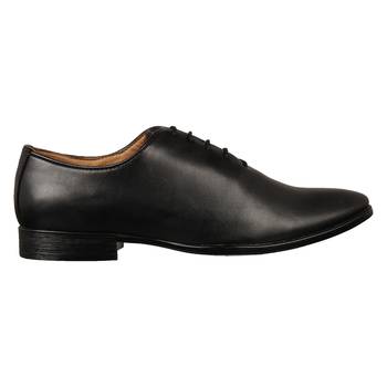 Vardhra Men's Black Synthetic Leather Party Derby Formal Shoes 3