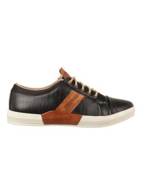 Vardhra Men's Black Synthetic Leather Party Outdoor Casual Shoes 2
