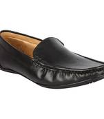 Vardhra Men's Black Synthetic Leather Party Outdoor Formal Loafer