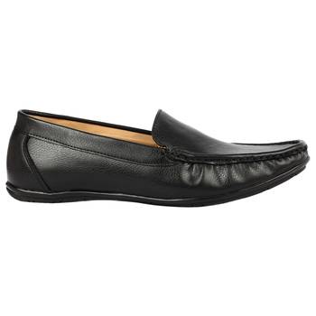 Vardhra Men's Black Synthetic Leather Party Outdoor Formal Loafer 2