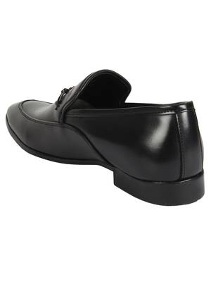 Vardhra Men's Black Synthetic Leather Slip On Casual Mocassin 2