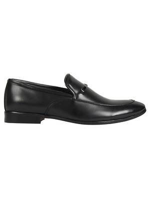 Vardhra Men's Black Synthetic Leather Slip On Casual Mocassin 3