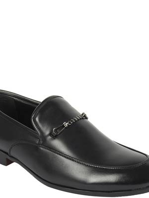 Vardhra Men's Black Synthetic Leather Slip On Casual Mocassin 5