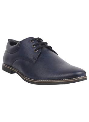 Vardhra Men's Blue Genuine Leather Outdoor Casual Shoes 1