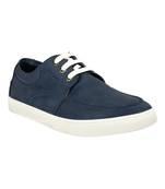 Vardhra Men's Blue Synthetic Leather Casual Sneaker Casual Shoes