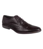 Vardhra Men's Brown Genuine Leather Brogue Formal Shoes
