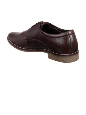Vardhra Men's Brown Genuine Leather Casual Sneaker Casual Shoes 3