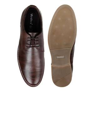Vardhra Men's Brown Genuine Leather Casual Sneaker Casual Shoes 4