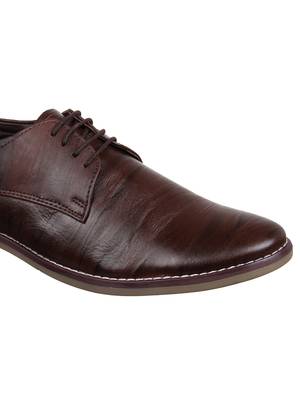 Vardhra Men's Brown Genuine Leather Casual Sneaker Casual Shoes 5