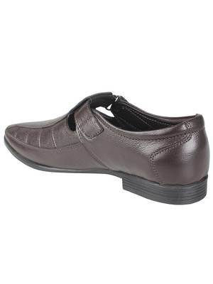 Vardhra Men's Brown Genuine Leather Fisherman Casual Sandal 3