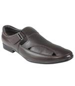 Vardhra Men's Brown Genuine Leather Fisherman Casual Sandal