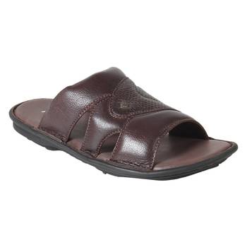 Vardhra Men's Brown Genuine Leather Outdoor Casual Sandal 1
