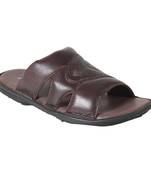 Vardhra Men's Brown Genuine Leather Outdoor Casual Sandal