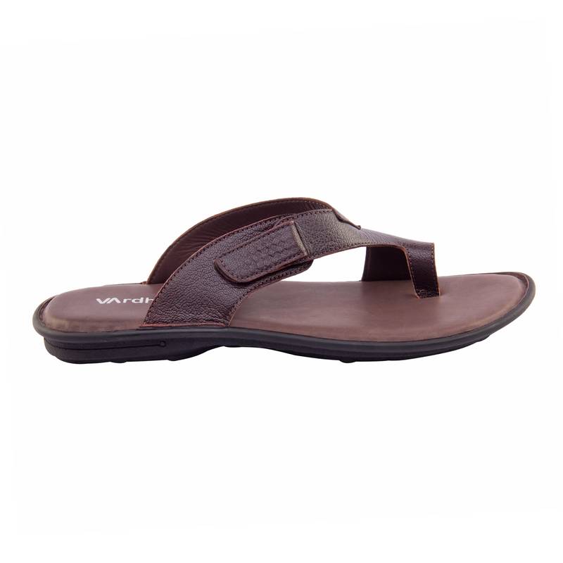 Vardhra Men's Brown Genuine Leather Outdoor Casual Sandal
