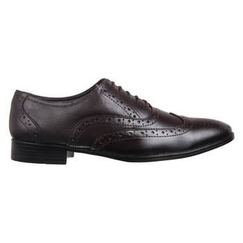 Vardhra Men's Brown Genuine Leather Party Brogue Formal Shoes 3