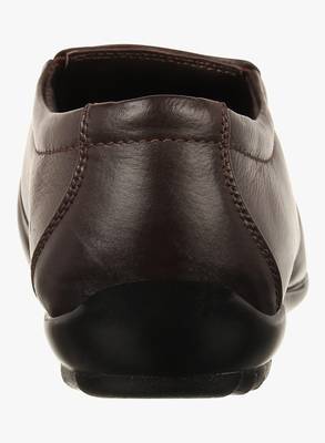 Vardhra Men's Brown Genuine Leather Slip On Formal Shoes 4