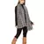 CHECKED / PLAID BLACK & WHITE CASHMERE SCARF