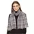 CHECKED / PLAID BLUE & GREY CASHMERE SCARF