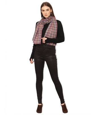 Checked / Plaid Cashmere Multi Color Scarf Muffler 1