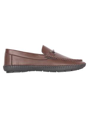 Vardhra Men's Brown Synthetic Leather Outdoor Casual Loafer 3