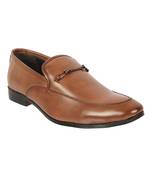 Vardhra Men's Brown Synthetic Leather Slip On Casual Mocassin