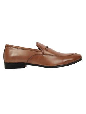 Vardhra Men's Brown Synthetic Leather Slip On Casual Mocassin 3