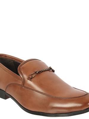 Vardhra Men's Brown Synthetic Leather Slip On Casual Mocassin 5