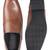 Vardhra Men's Brown Synthetic Leather Slip On Formal Shoes