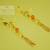 Gold plated Crystal beaded Chain necklace earring jewellery