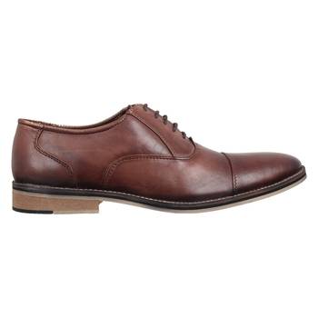 Vardhra Men's Dark Tan Genuine Leather Party Oxford Formal Shoes 3