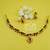 AD Garnate Studded Necklace Earring Jewellery