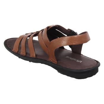 Vardhra Men's Tan Genuine Leather Outdoor Casual Sandal 2