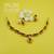 AD Garnate Studded Necklace Earring Jewellery