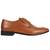 Vardhra Men's Tan Synthetic Leather Derby Formal Shoes