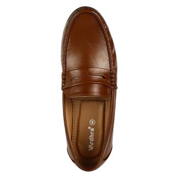 Vardhra Men's Tan Synthetic Leather Party Outdoor Casual Loafer 4