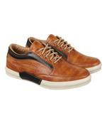 Vardhra Men's tan Synthetic Leather Party Outdoor Casual Shoes