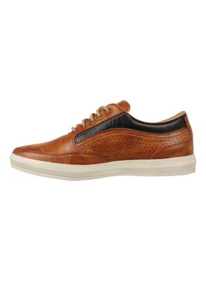 Vardhra Men's tan Synthetic Leather Party Outdoor Casual Shoes 3