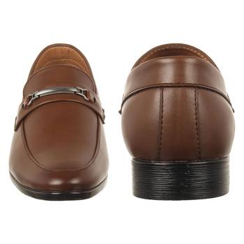 Vardhra Men's Tan Synthetic Leather Party Outdoor Formal Loafer 5