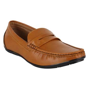 Vardhra Men's Teak Synthetic Leather Party Outdoor Formal Loafer 1