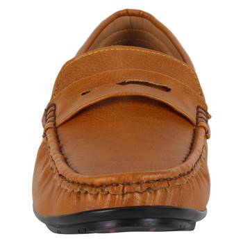 Vardhra Men's Teak Synthetic Leather Party Outdoor Formal Loafer 5