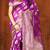 Pink woven Art Silk Saree with blouse