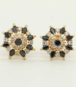 Black onyx studs