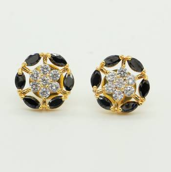 Black onyx studs 1