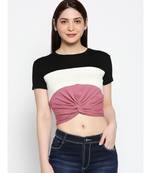 Ammarzo One Size S M Crop Top Pink