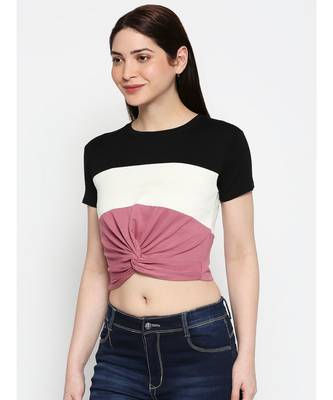 Ammarzo One Size S M Crop Top Pink 2