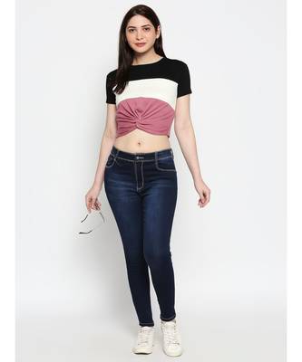 Ammarzo One Size S M Crop Top Pink 6