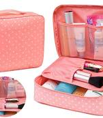 ATORAKUSHON    MULTIPURPOSE MAKE UP POUCH JEWELLERY COSMETIC ORGANIZER NECKLACE POUCHES TRAVELING KIT { multicolor}